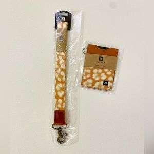 NWT Thread Wallet Reese Vertical Wallet and Neck Lanyard Combo